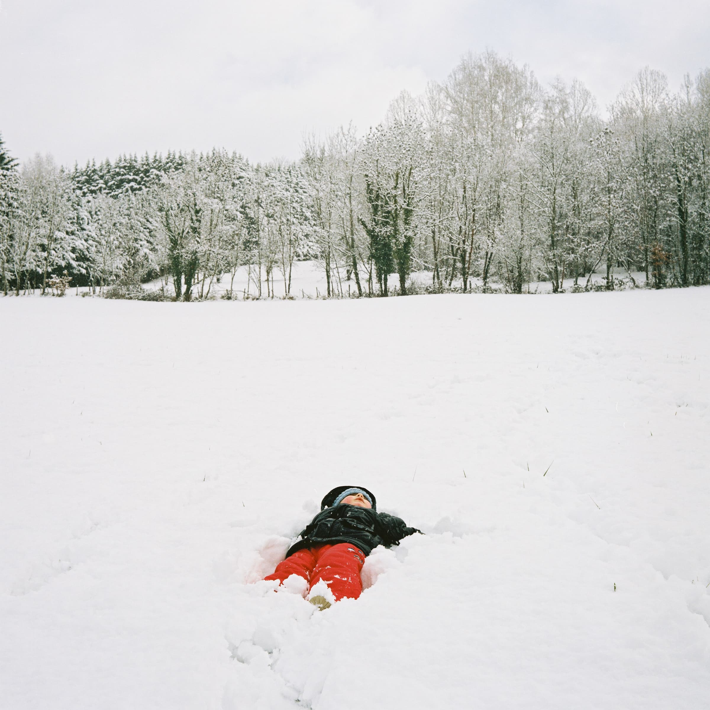 Nana in the snow
